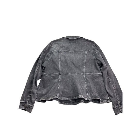 Torrid Womens Denim Jacket Size 1 (US 1X) Black Cotton Blend - Picture 4 of 7